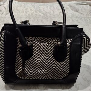 London Fog Bedford herringbone tote